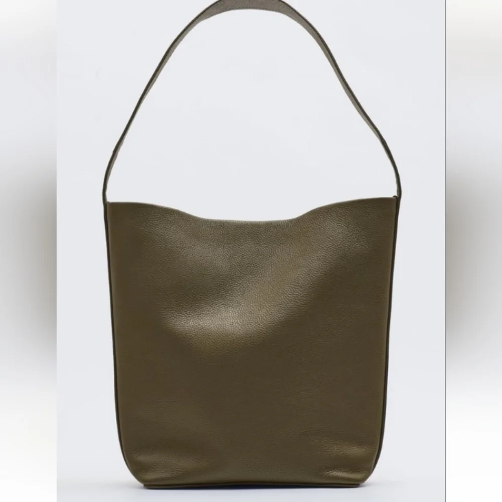 ZARA Leather Bucket Bag - Picture 2 of 9